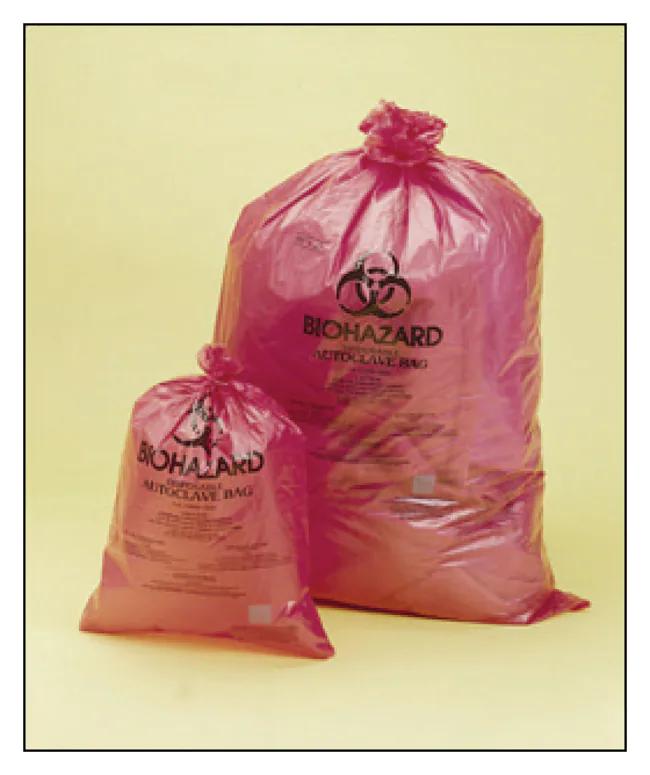 Пакет BEL-ART™ F13164-3848, 970х1220мм, ПП, з зображенням символу біологічної небезпеки та індикатором стерилізації для автоклавування при температурі 135°С